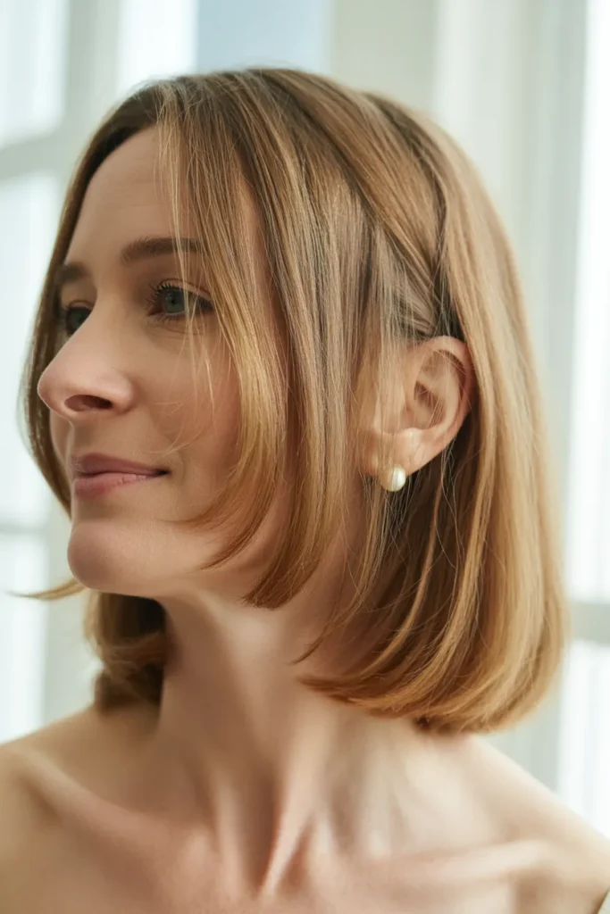 Soft Flip Fringe Bob