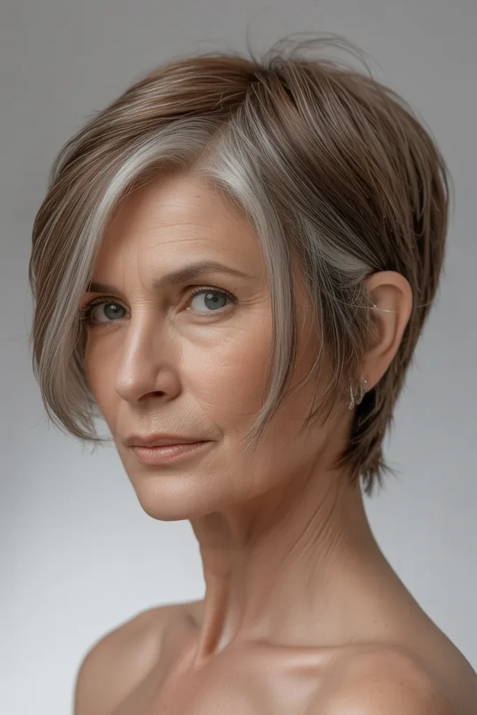 Soft Temple-Length Pixie