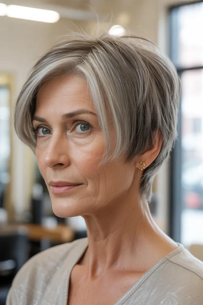 Split Crown Bob Crop
