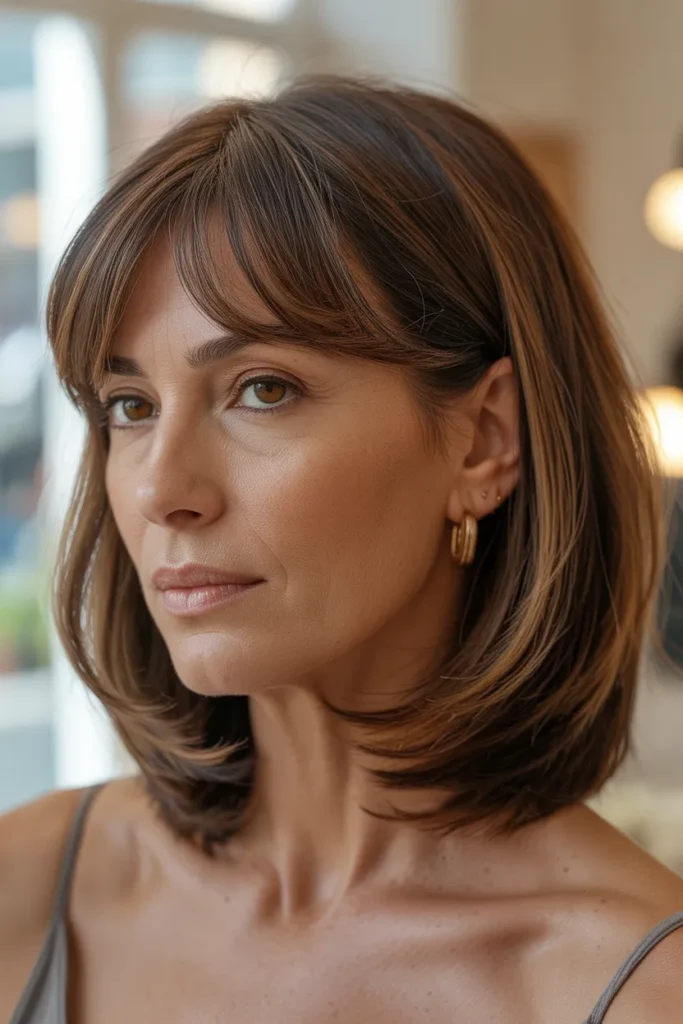 Tapered Side-Part Bob