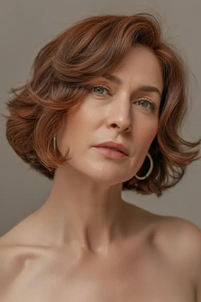 Textured Crescent Bob
