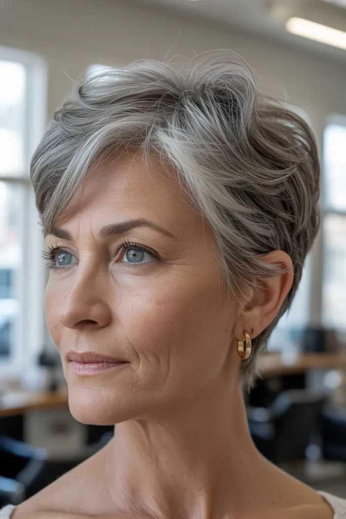 Textured Pixie Sweep
