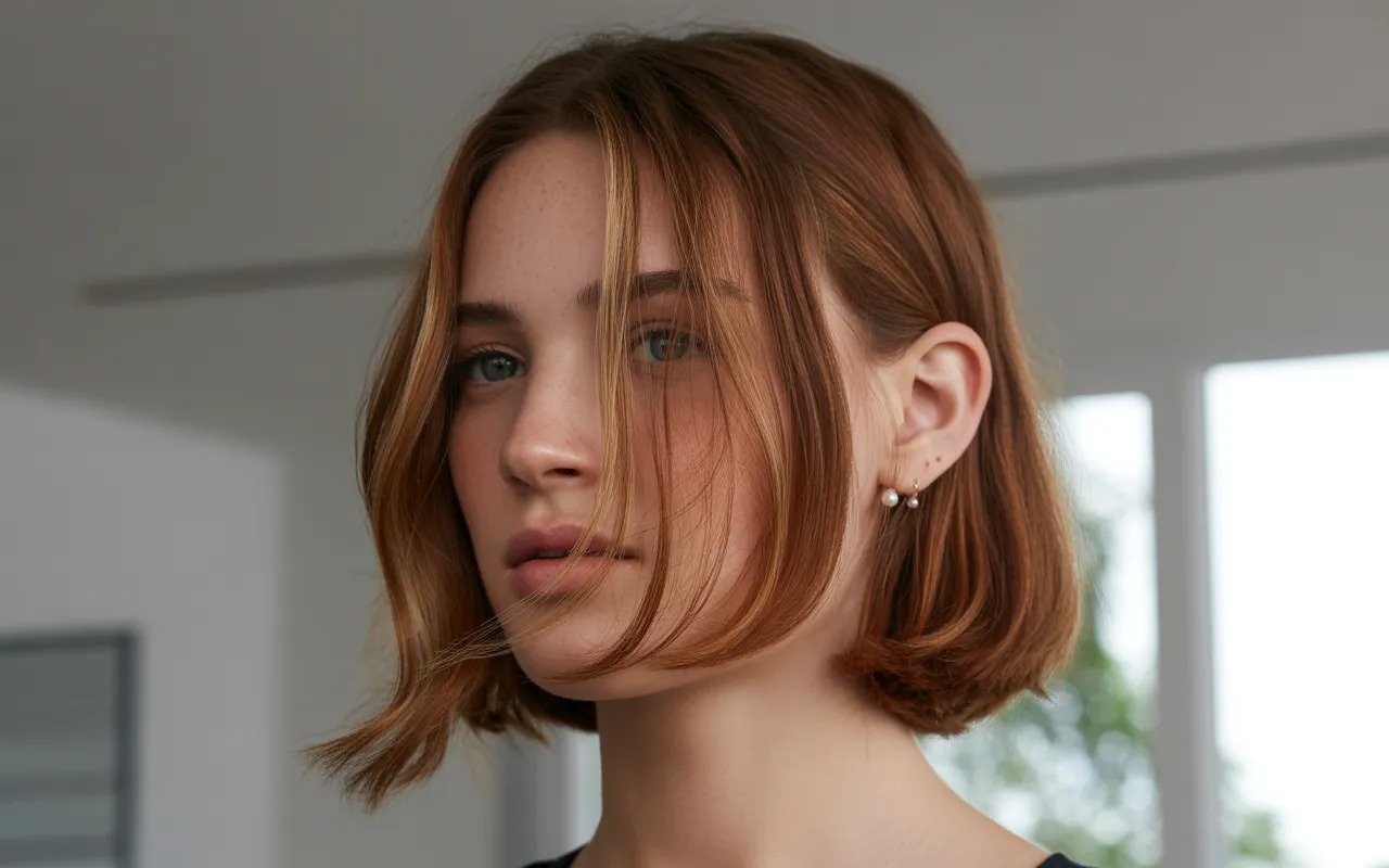 low maintenance short haircuts for round faces
