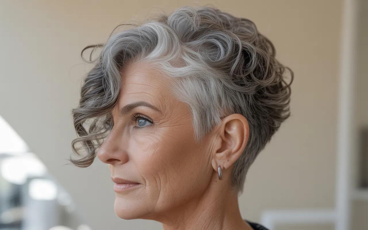 pixie haircuts for women over 60