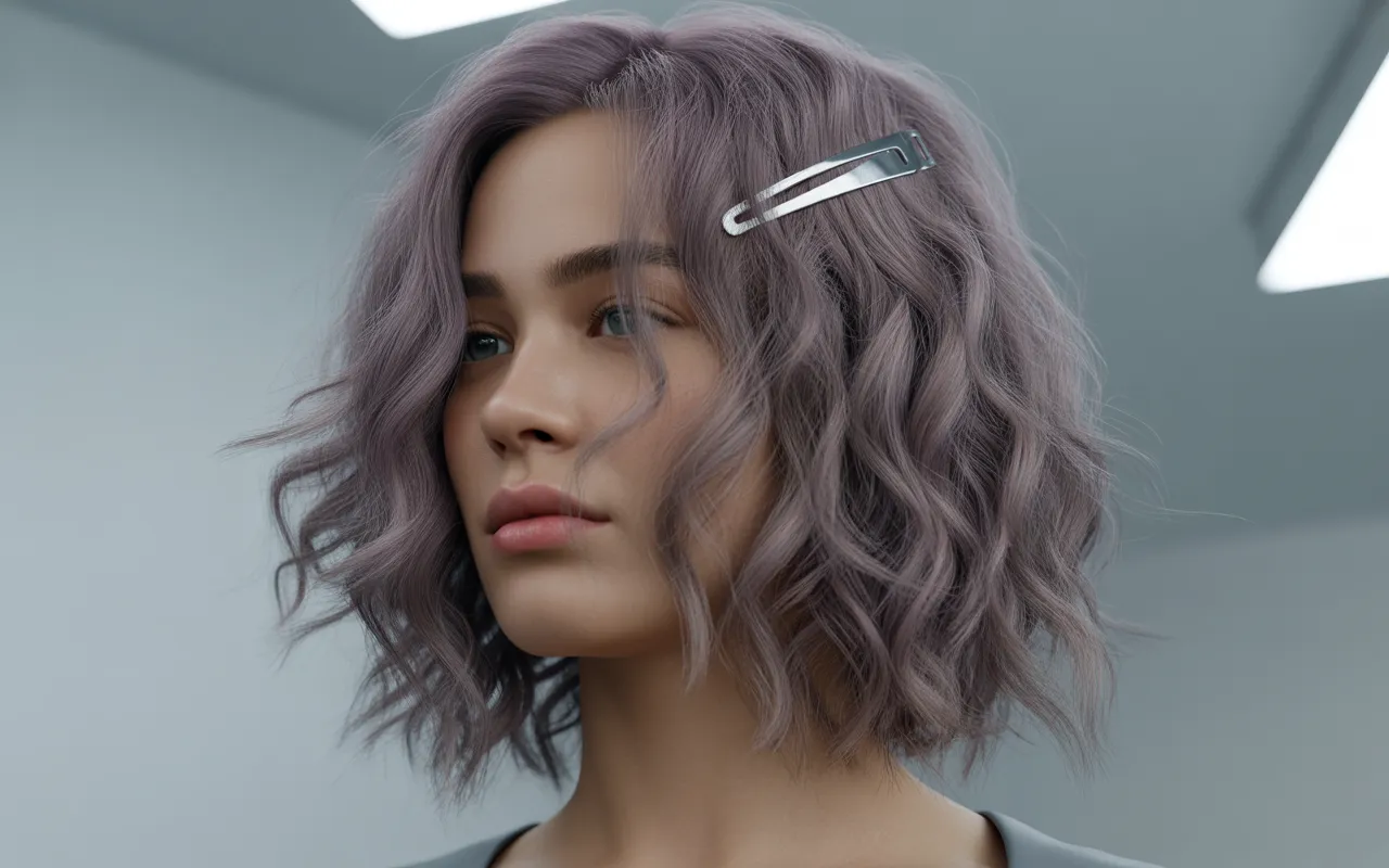 shoulder length hairstyles for wavy hair