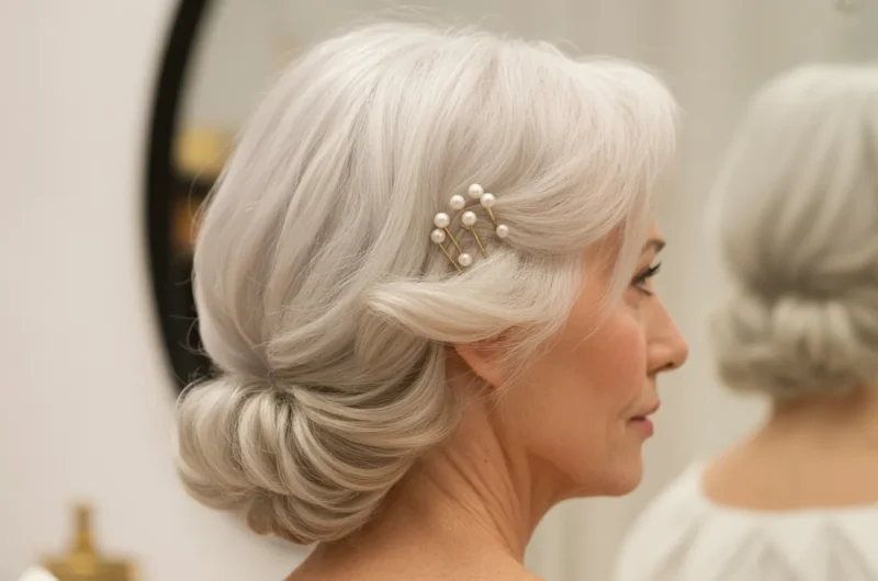 updo hairstyles older women