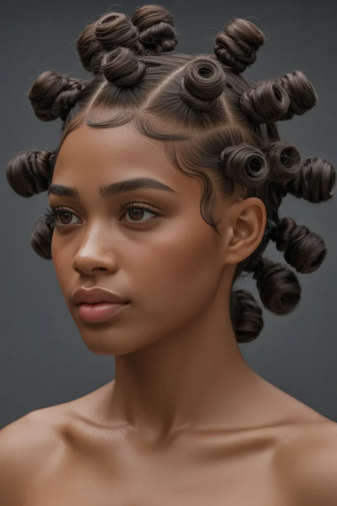 Bantu Knot Halo
