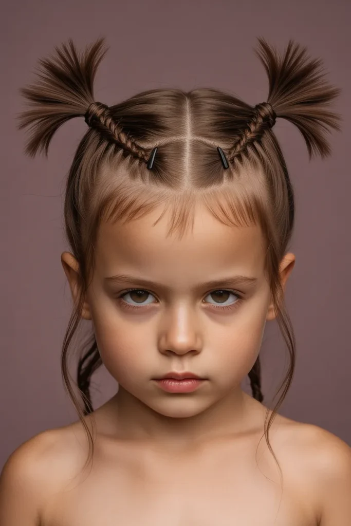 Bat Crown Braids