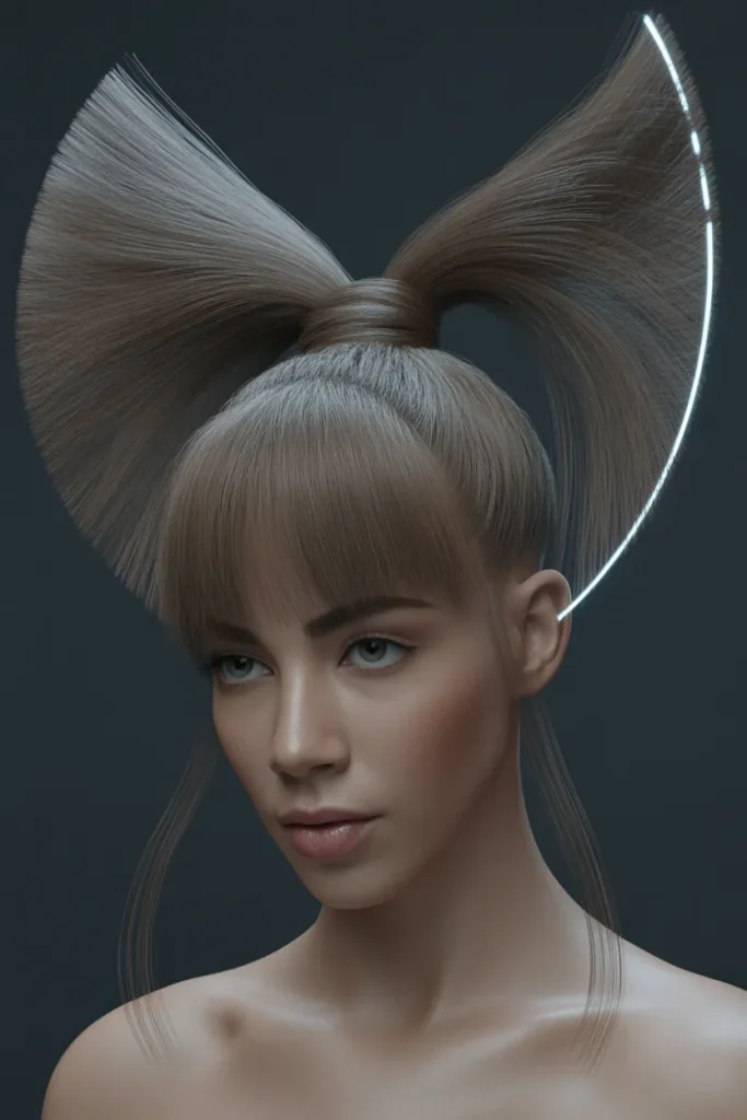 Batwing Ponytail