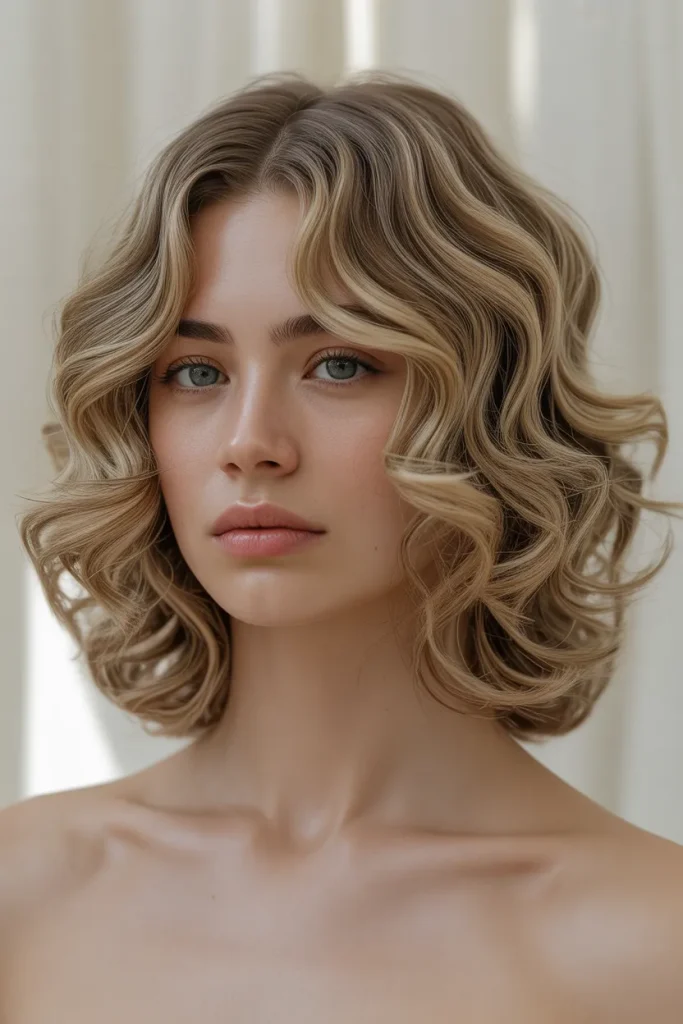 Beige Gloss Curls
