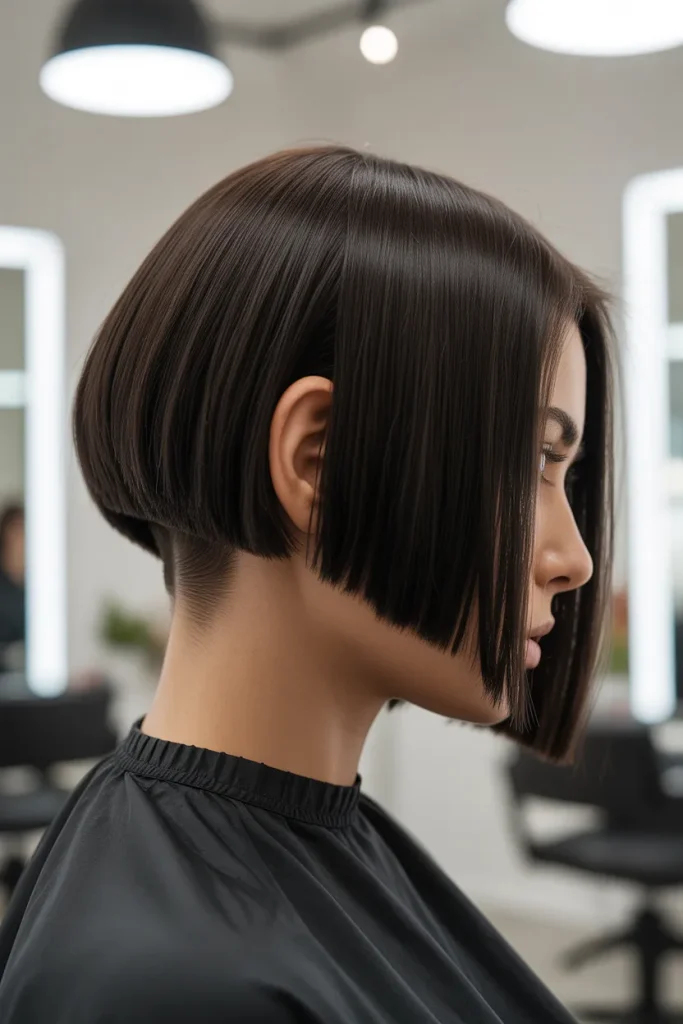 Blunt Bob Undercut