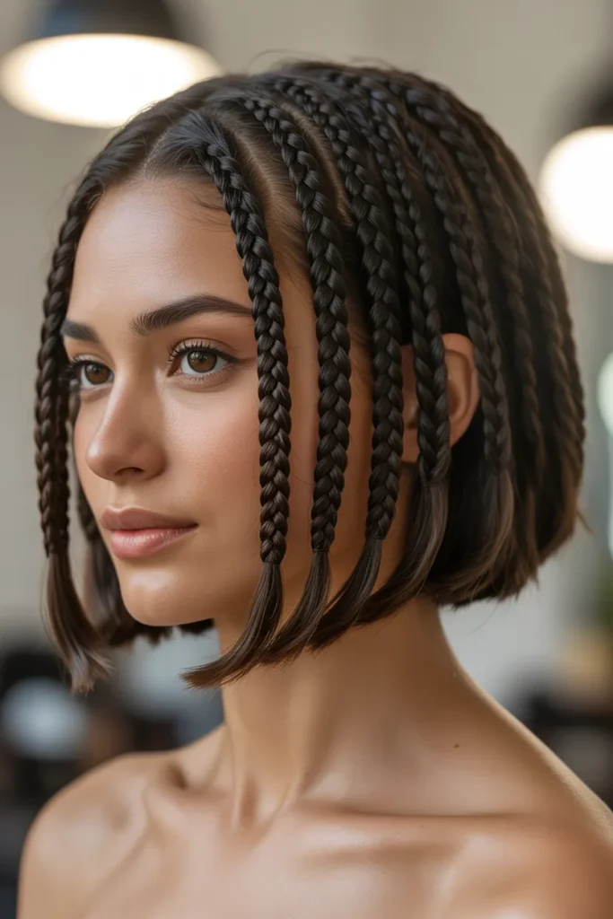 Braided Bob Crop