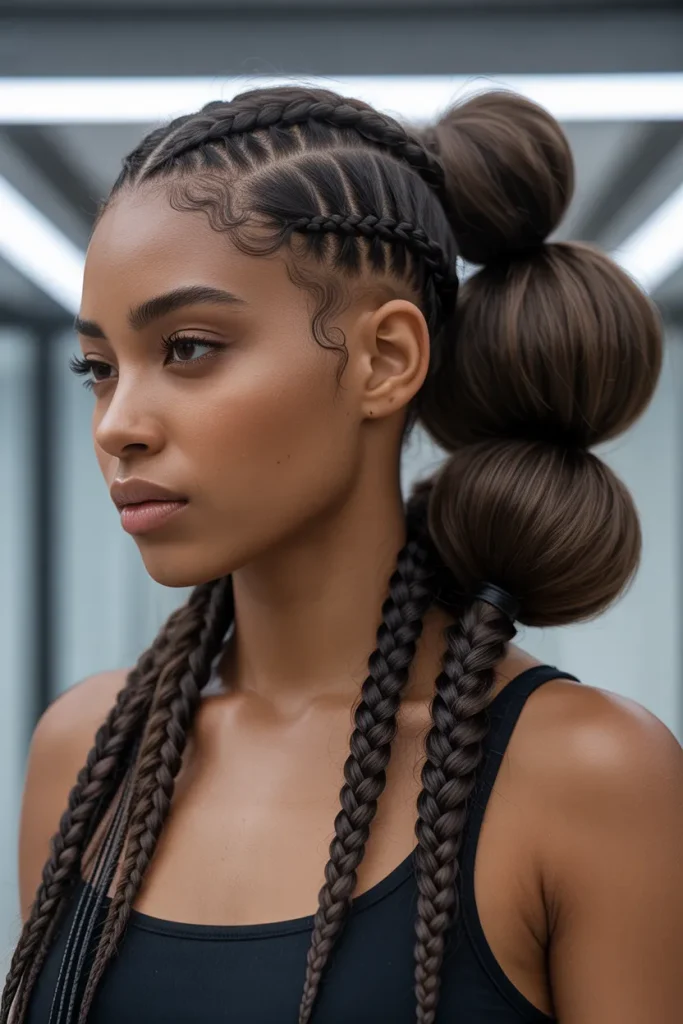 Braided Bubble Pony