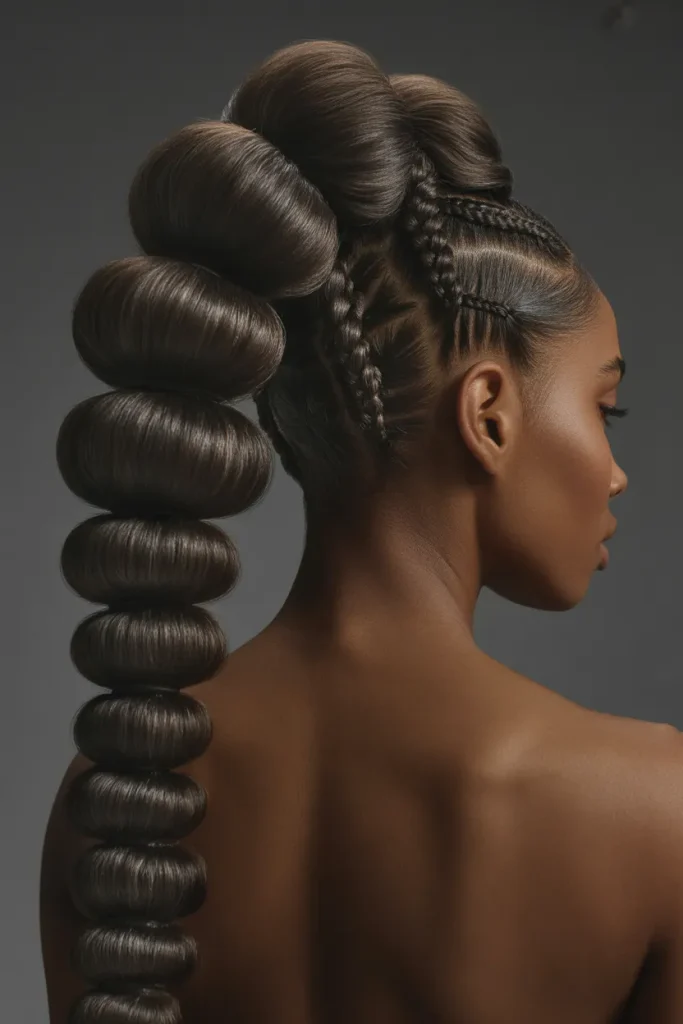 Braided Bubble Pony