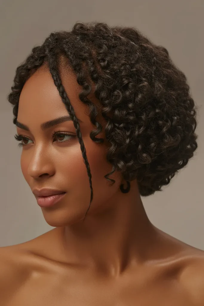 Braided Crown Bob