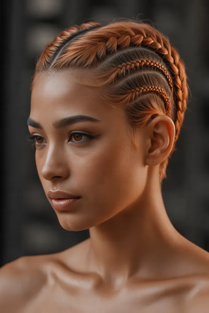 Braided Ember Mohawk