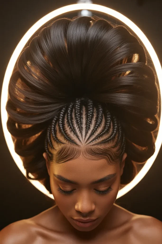 Braided Fan Bun