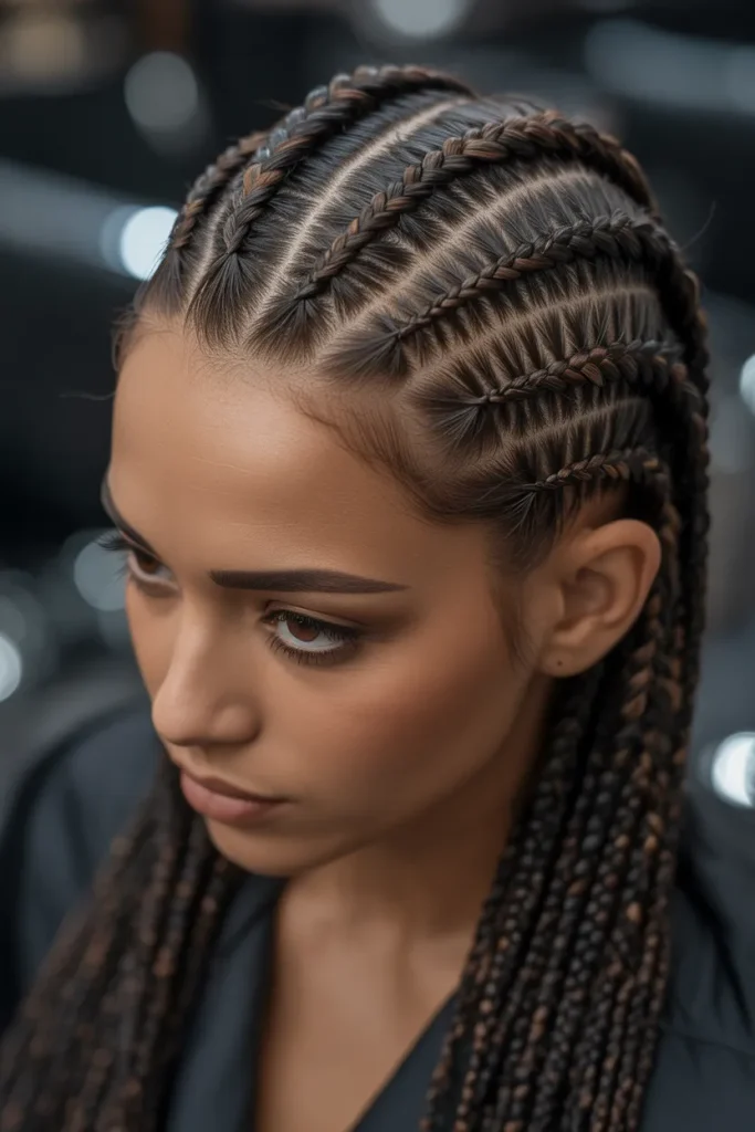 Braided Fauxhawk