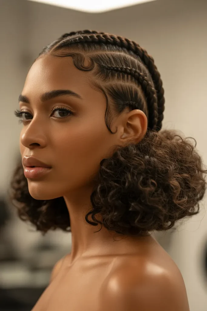 Braided Low Puff