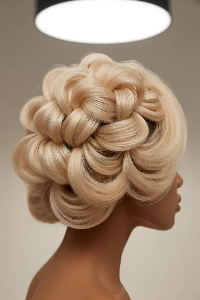 Braided Petal Updo