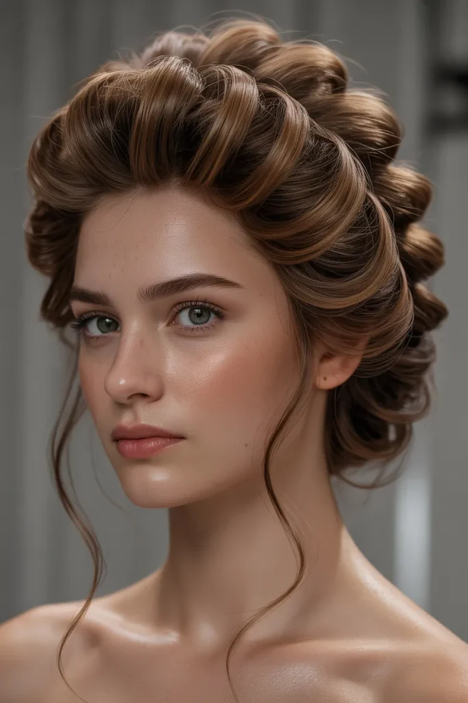 Bubble Halo Updo