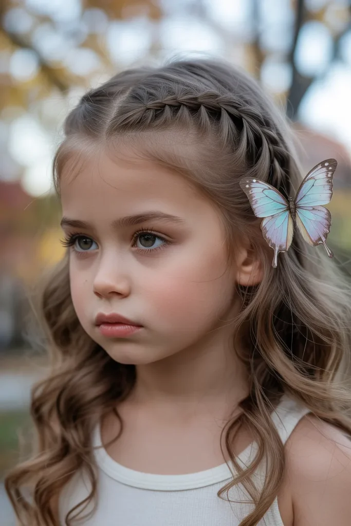 Butterfly Halo Braids