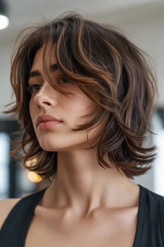 Caramel Ribbon Shag