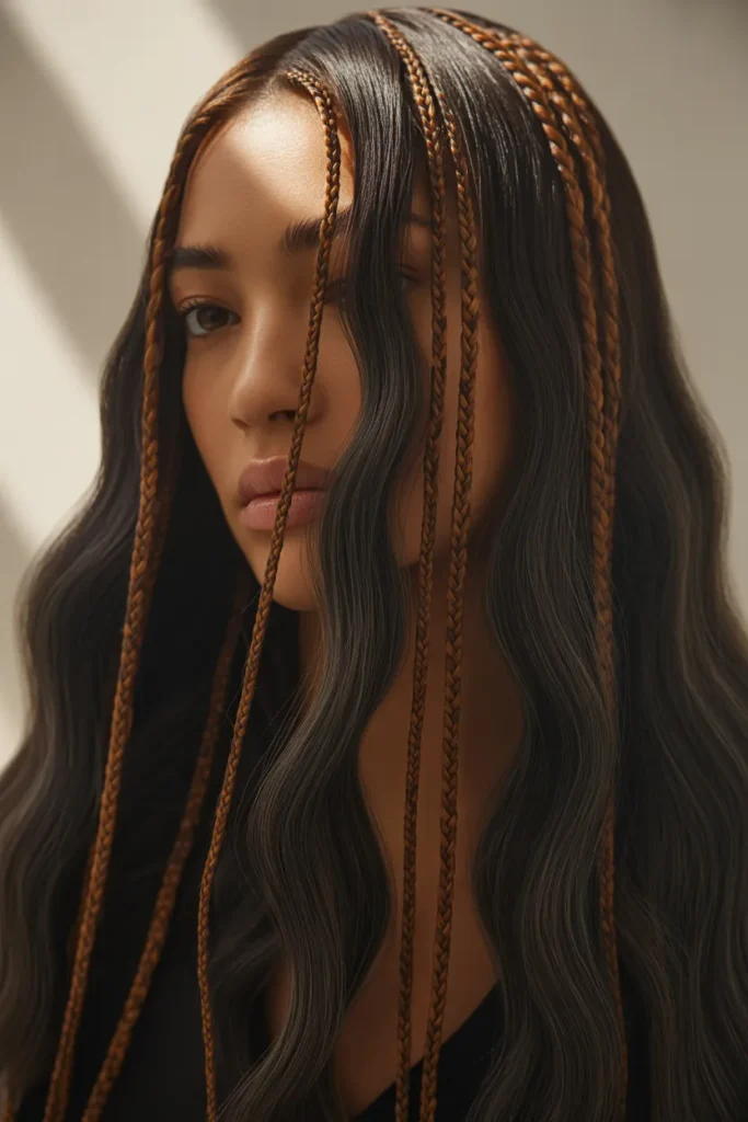 Cinnamon Micro-Braids