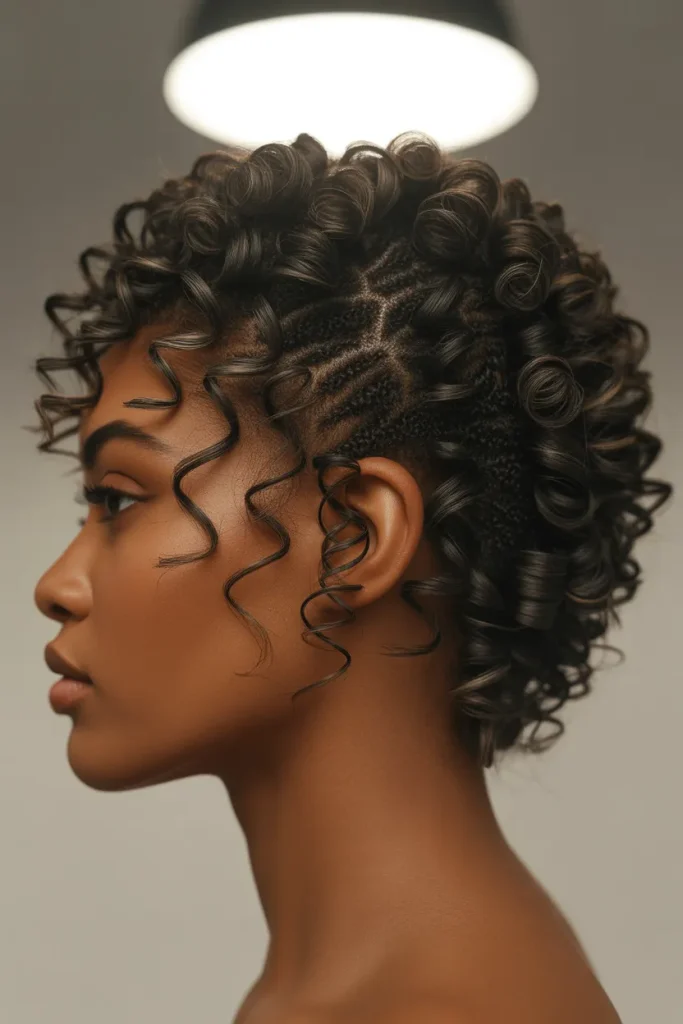 Coiled Crown Cascade