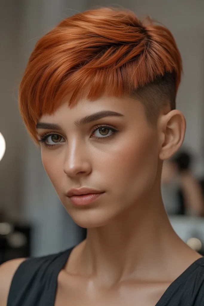 Copper Pixie Contrast