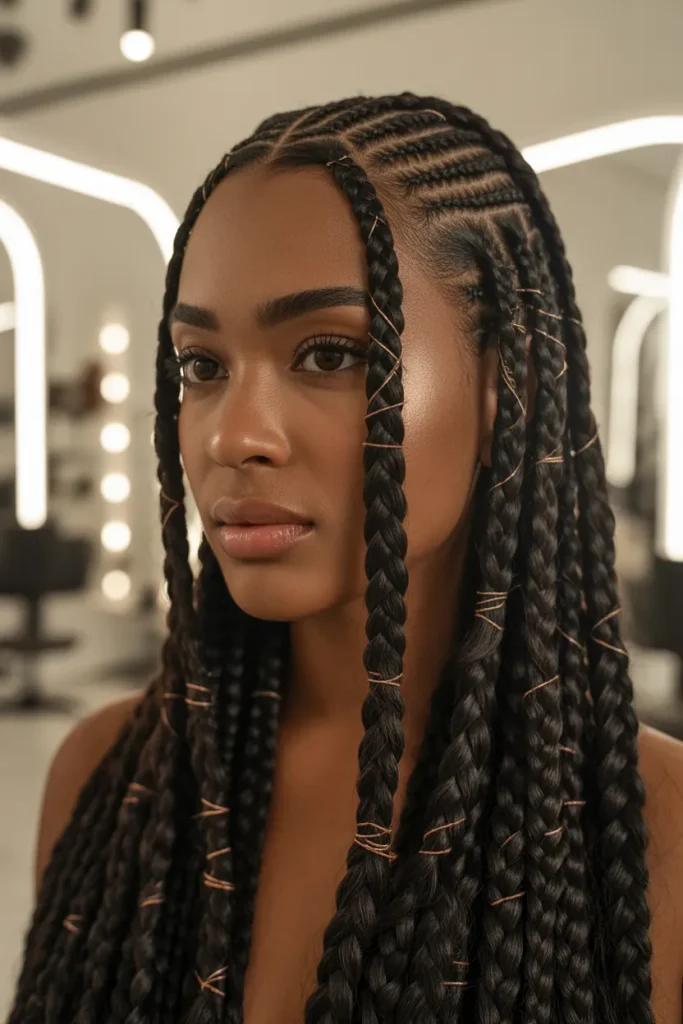 Copper Thread Braids