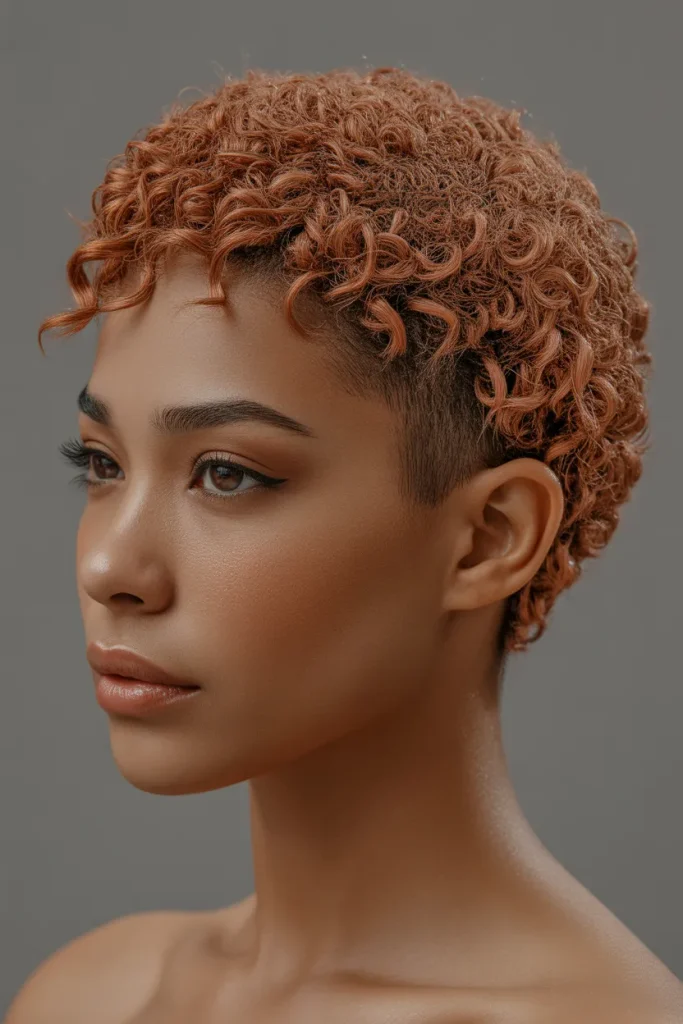 Copper-Toned Coil Crop