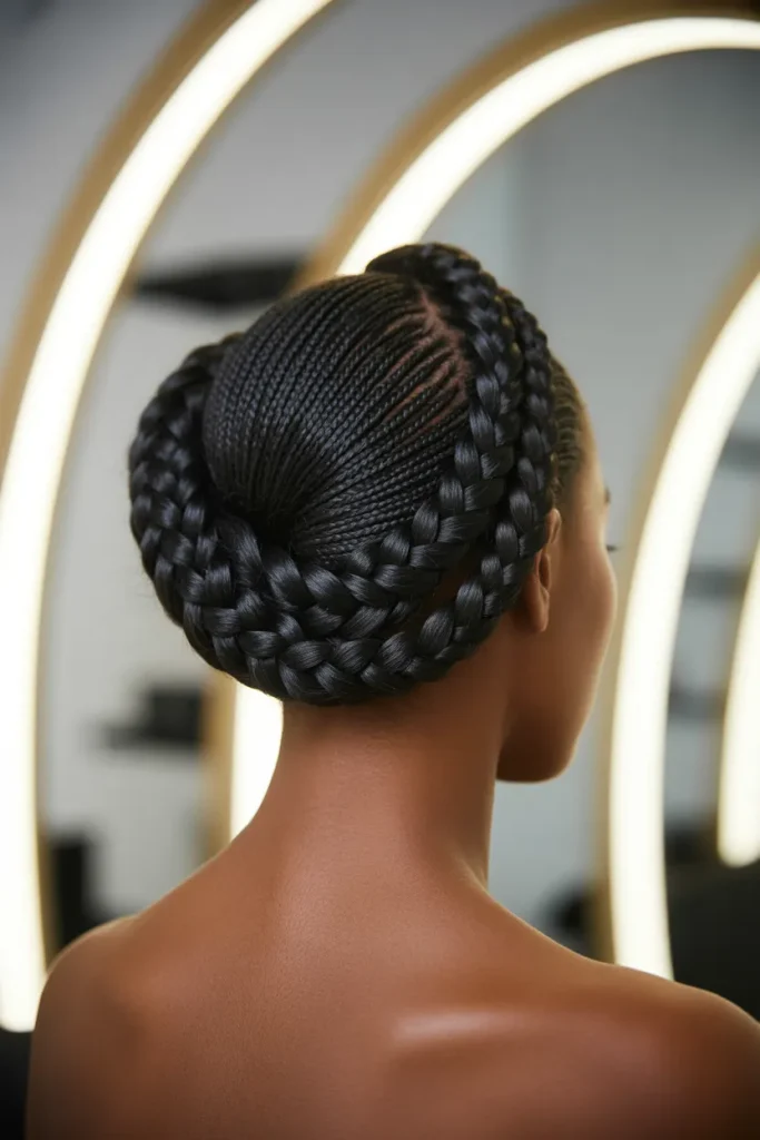 Crescent Braided Bun