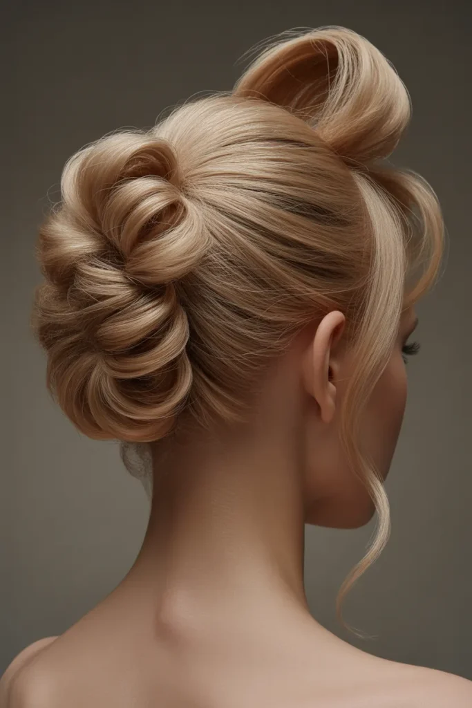 Crowned Corkscrew Updo