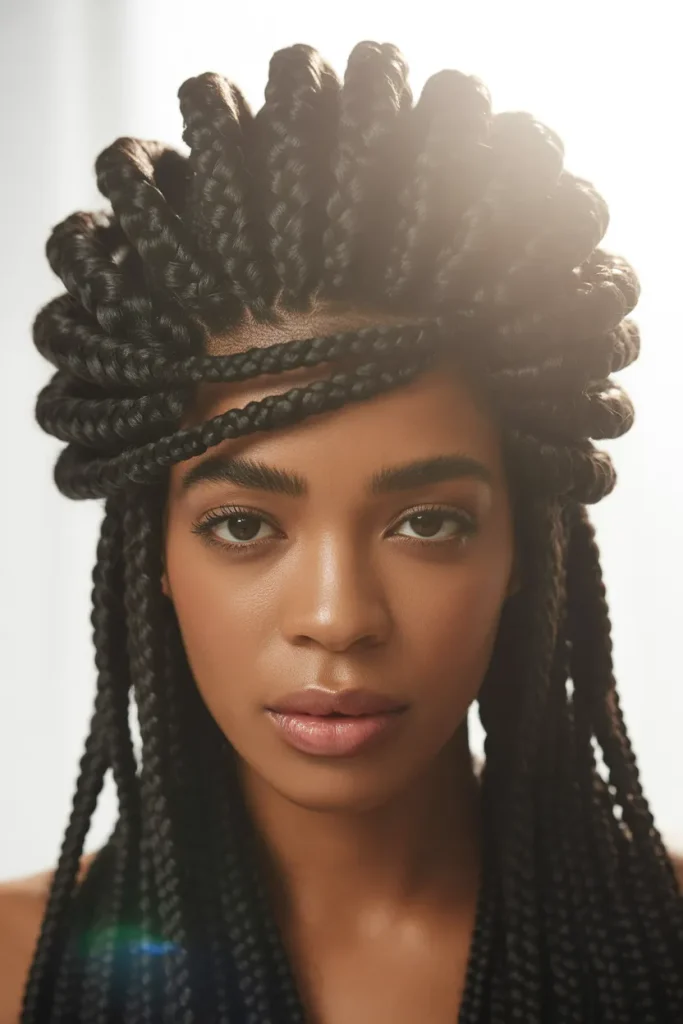 Crowned Spiral Braids