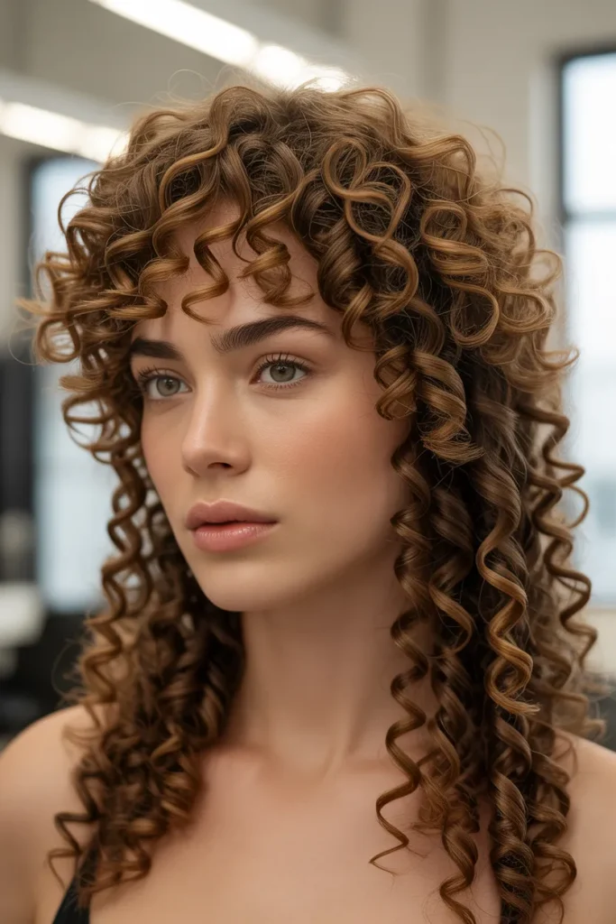 Curly Cascade Layers