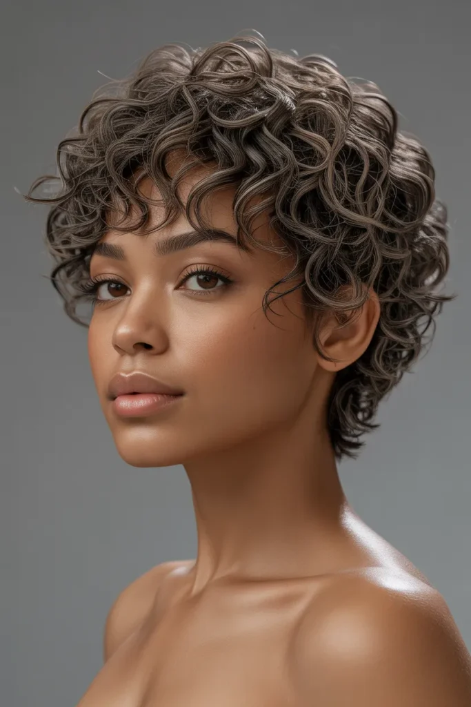 Curly Shag Taper
