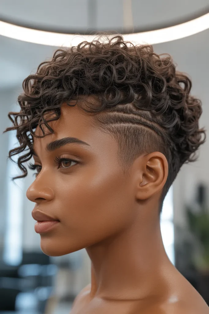 Curly Undercut