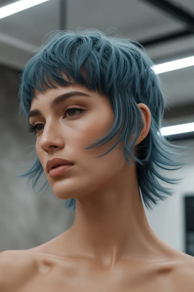 Electric Blue Shaglet