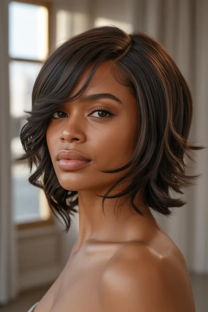 Feathered Side Bob