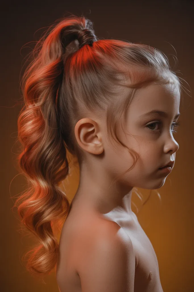 Flame Wave Ponytail