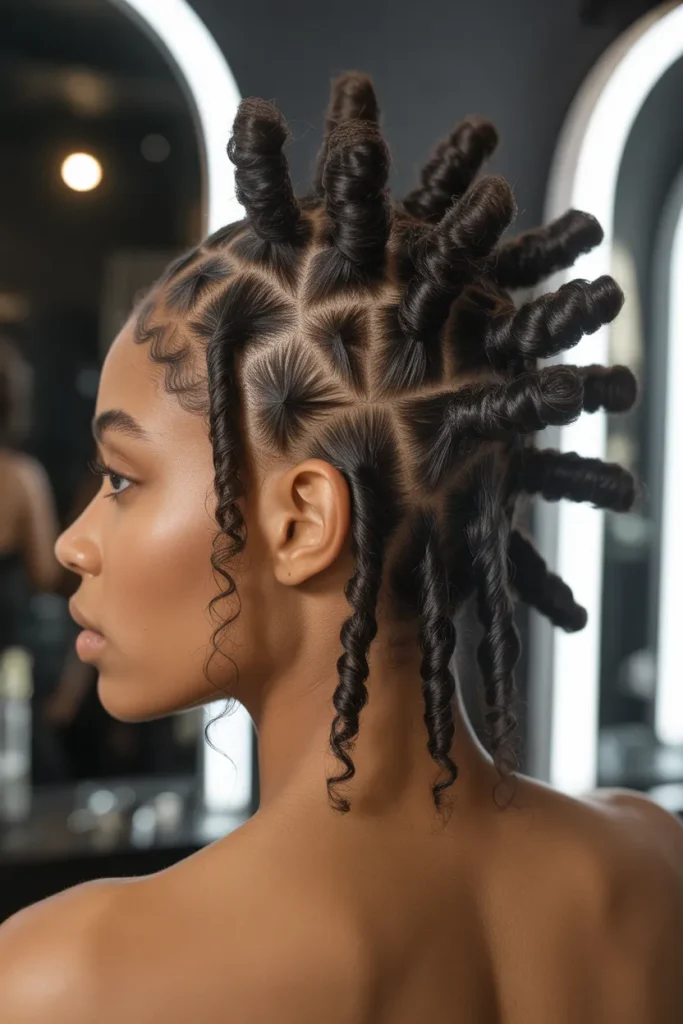 Flat-Twist Butterfly Updo