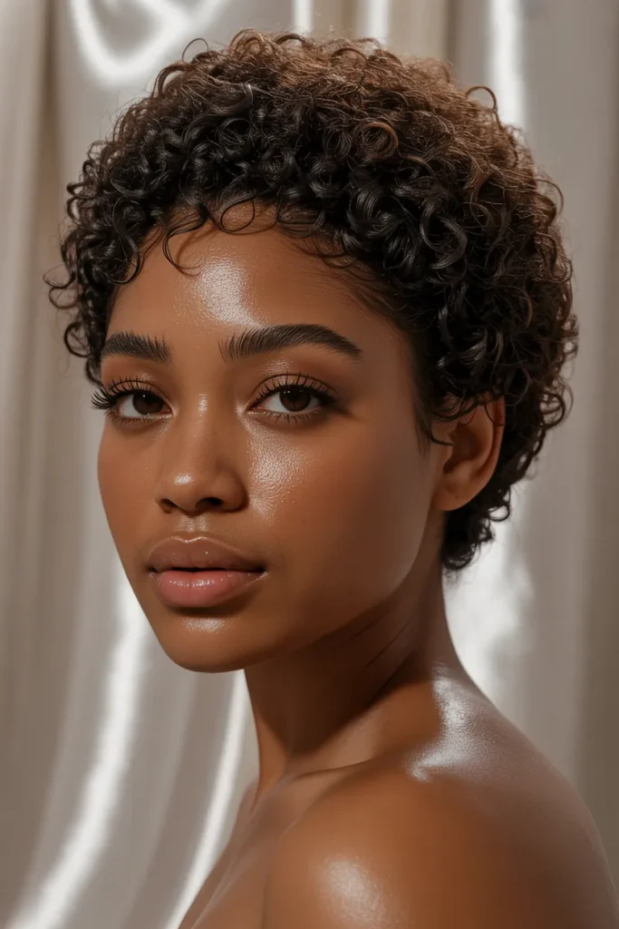 Glossy Mini Afro