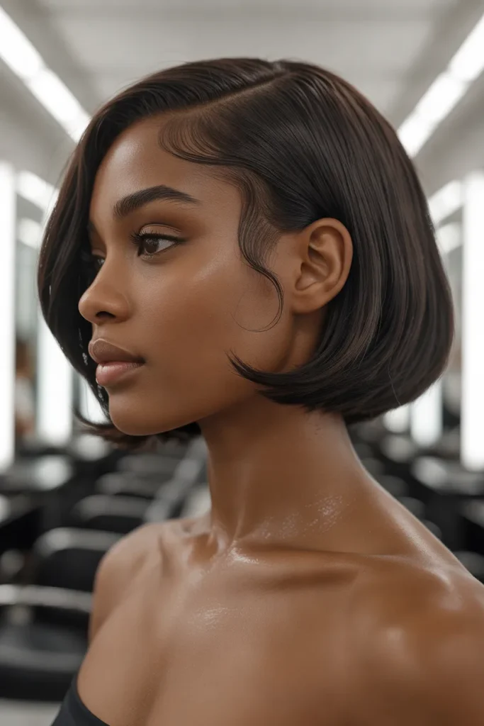 Glossy Sculpted Bob
