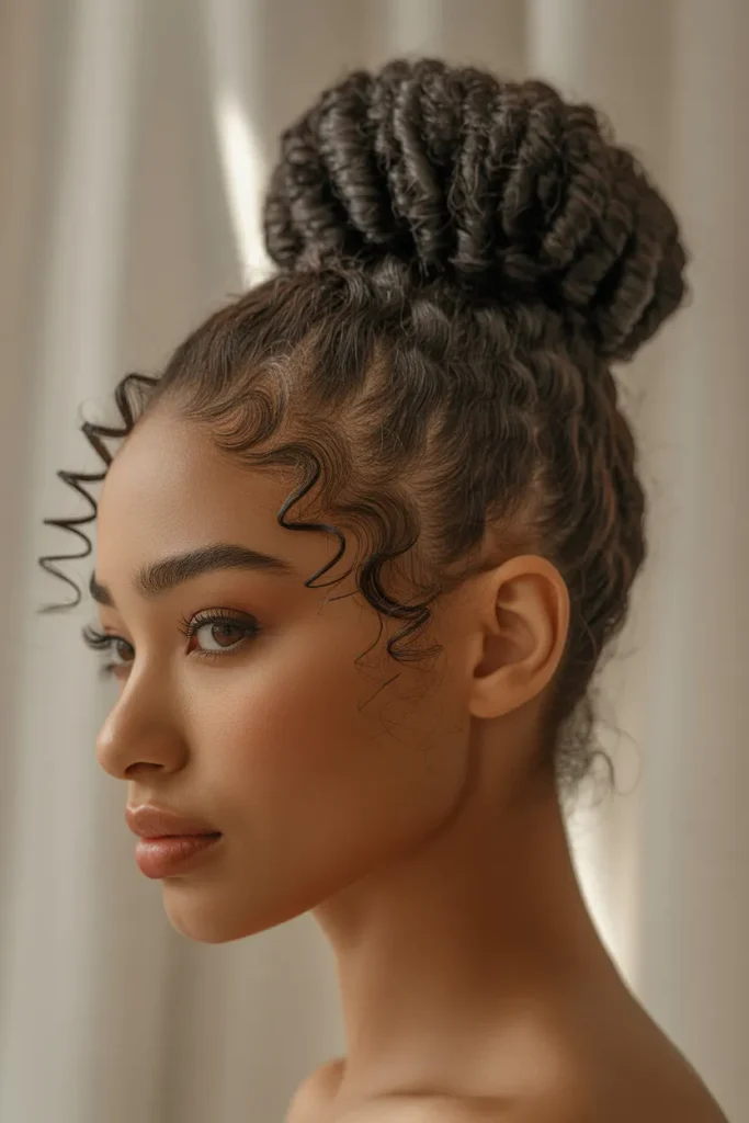 High Coil Bun