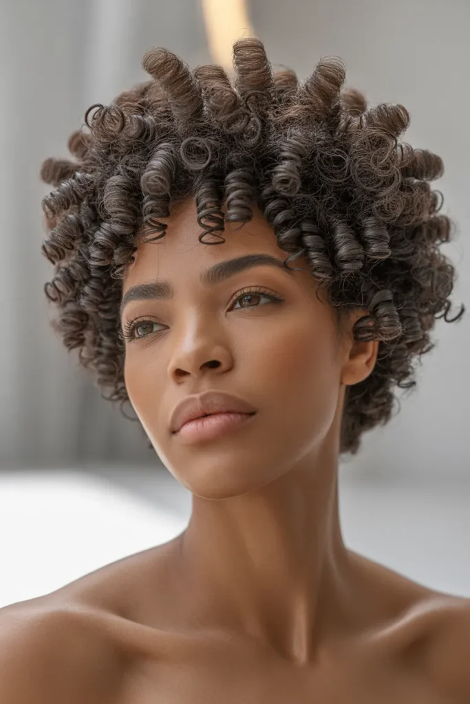 High-Crown Mini Afro
