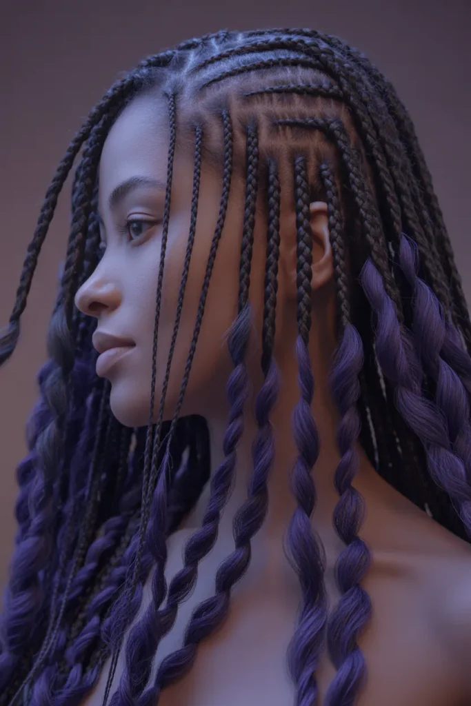 Indigo Shadow Braids
