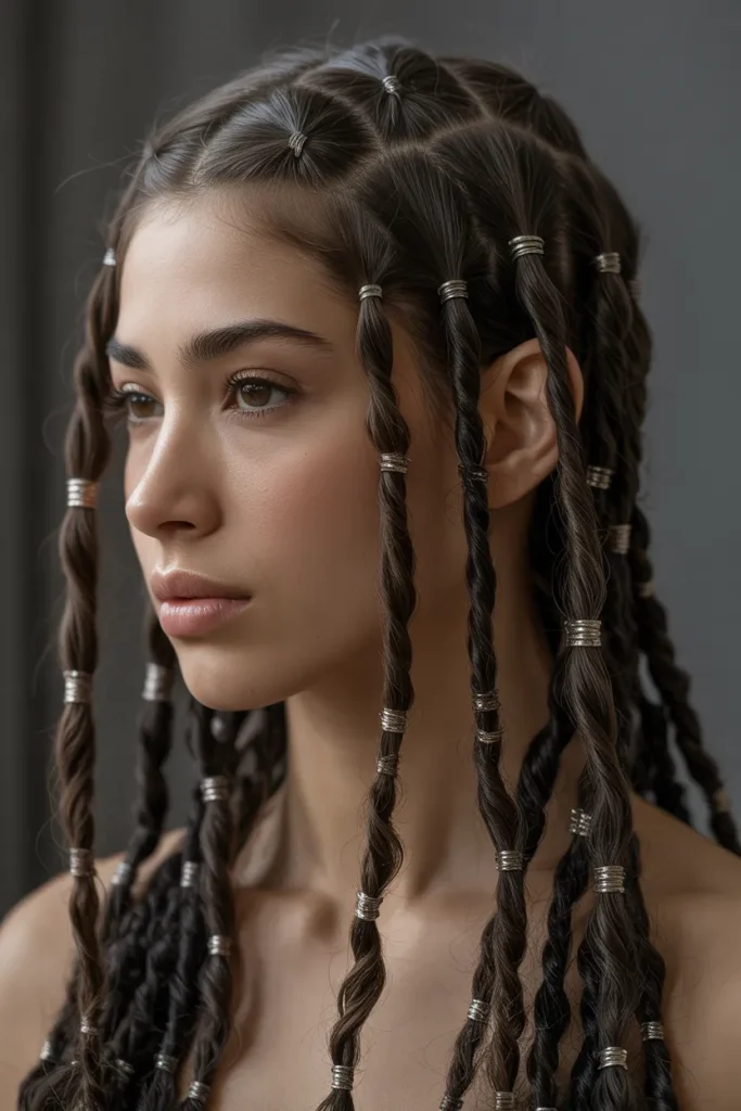 Metallic Medusa Twists