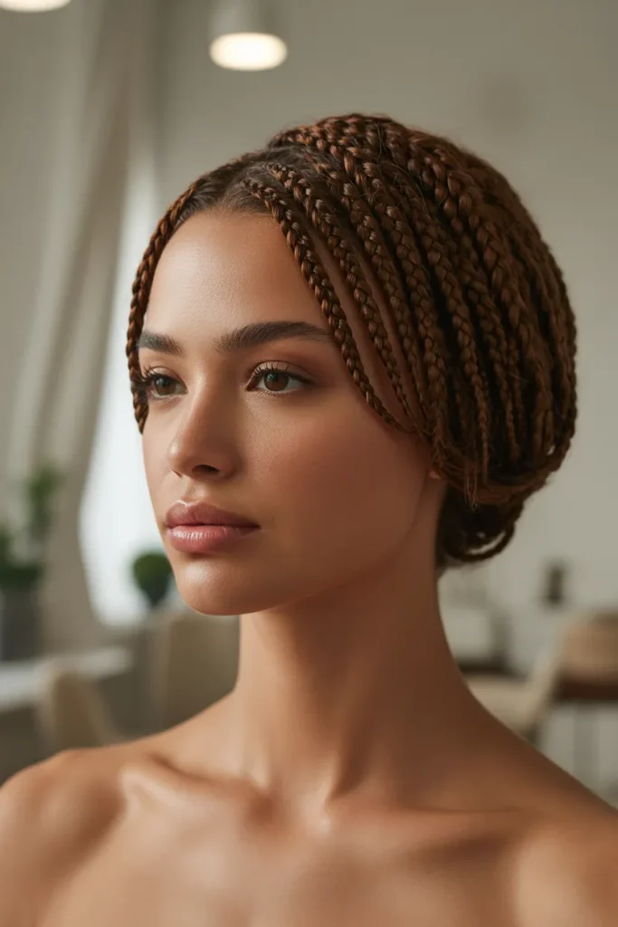 Mini Halo Braids