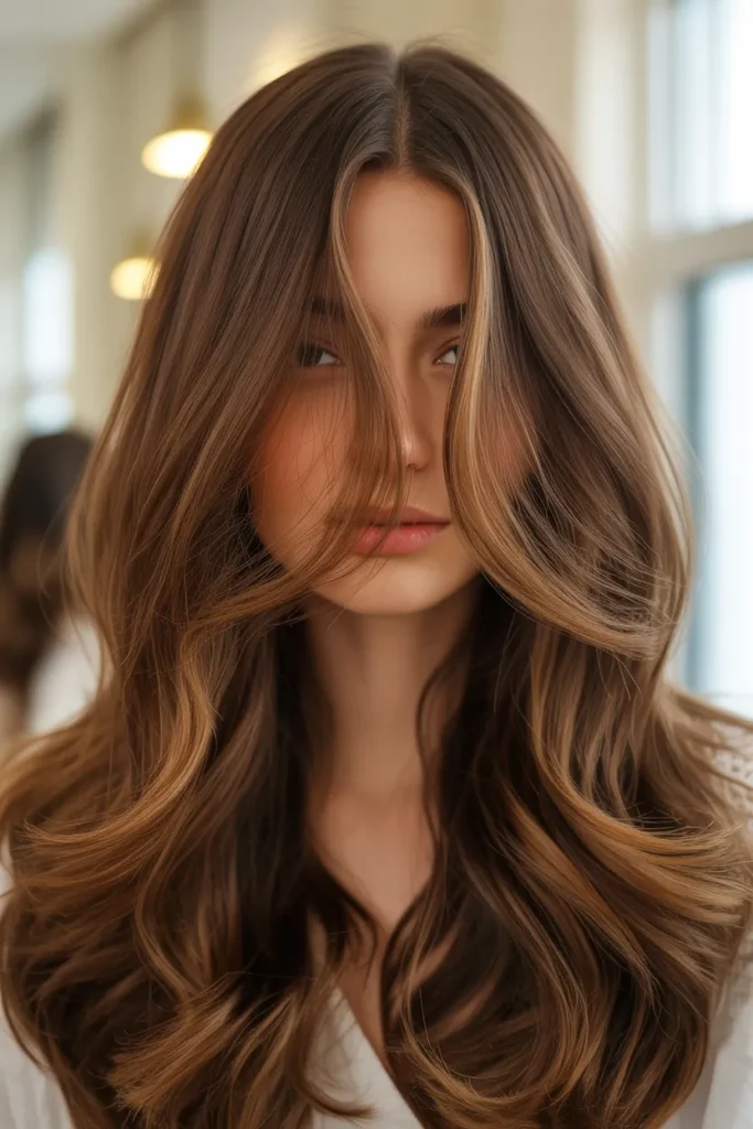 Mocha Curtain Layers